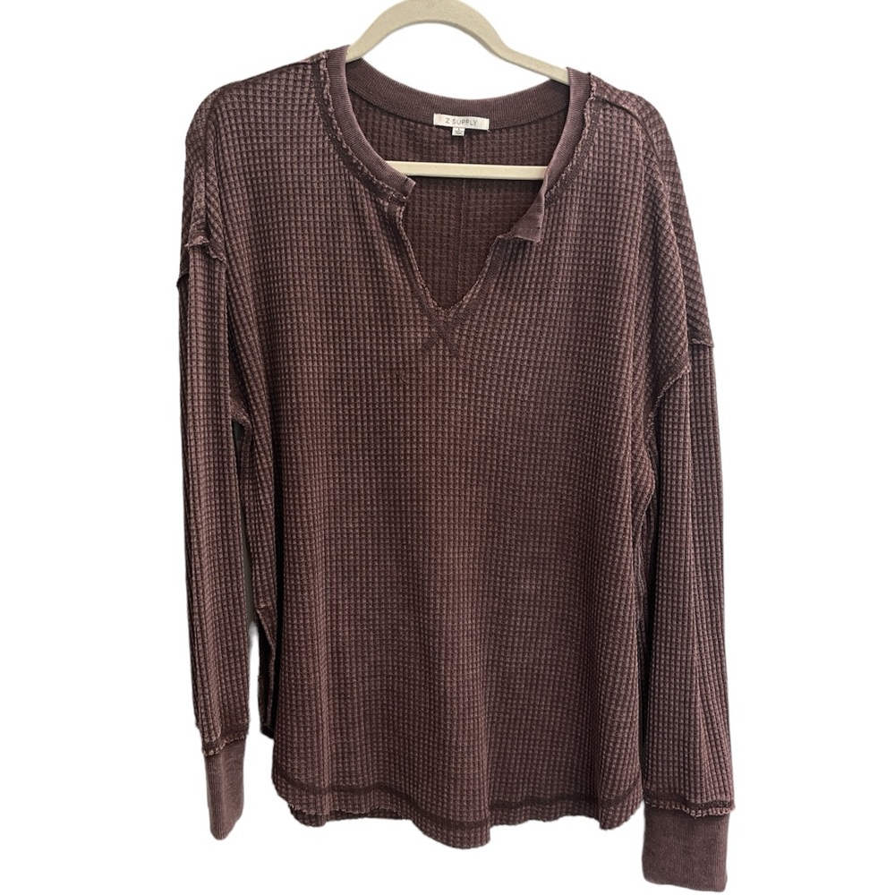 Set of 2 Z Supply Waffle Shirts